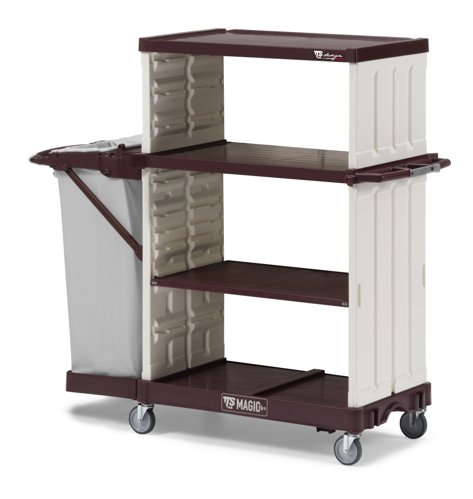 TTS MagicArt 26 Basic: Carrello Albergo Aperto con Portasacco Pieghevole