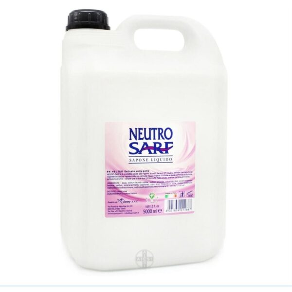 NEUTRO SARF Sapone Muschio Liquido PH Neutro Delicato sulla Pelle da 5 LT