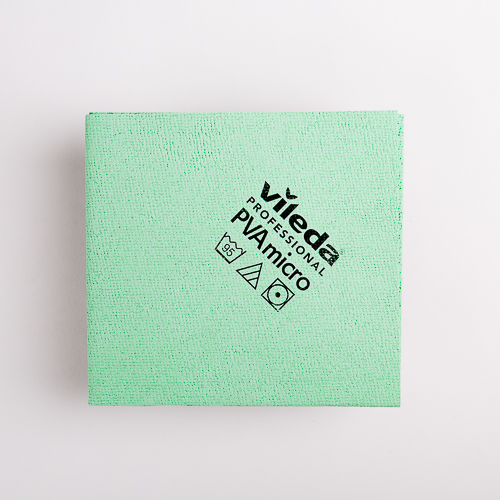 Panno PVAmicro Verde 38x35 cm Vileda Professional Zero Aloni 5 Pezzi