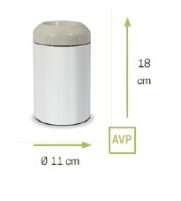 Stilcasa Gettacarte da Tavolo Bianco 0,5 LT