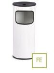 Stilcasa Gettacarte con Posacenere in Metallo 20 LT Bianco