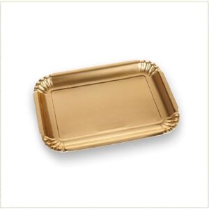 Vassoi in Cartone Oro per Dolci Pasticceria Gastronomia Confezione da 10Kg - 5