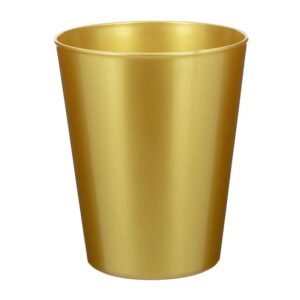 Bicchiere Oro PP Infrangibile Riutilizzabile Natale Capodanno 250 CC 6 Pezzi