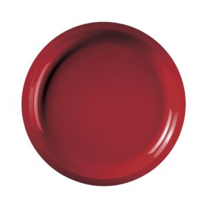 Piatto Tondo Rosso PP Riutilizzabile Natale Capodanno Ø290 mm 6 Pezzi