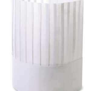 Cappello Chef Monsieur 25 cm Bianco in Viscosa  Cappello Cuoco Monouso 20 Pezzi - 1