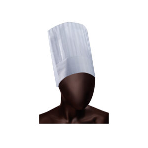 Cappello Chef Monsieur 25 cm Bianco in Viscosa  Cappello Cuoco Monouso 20 Pezzi - 2
