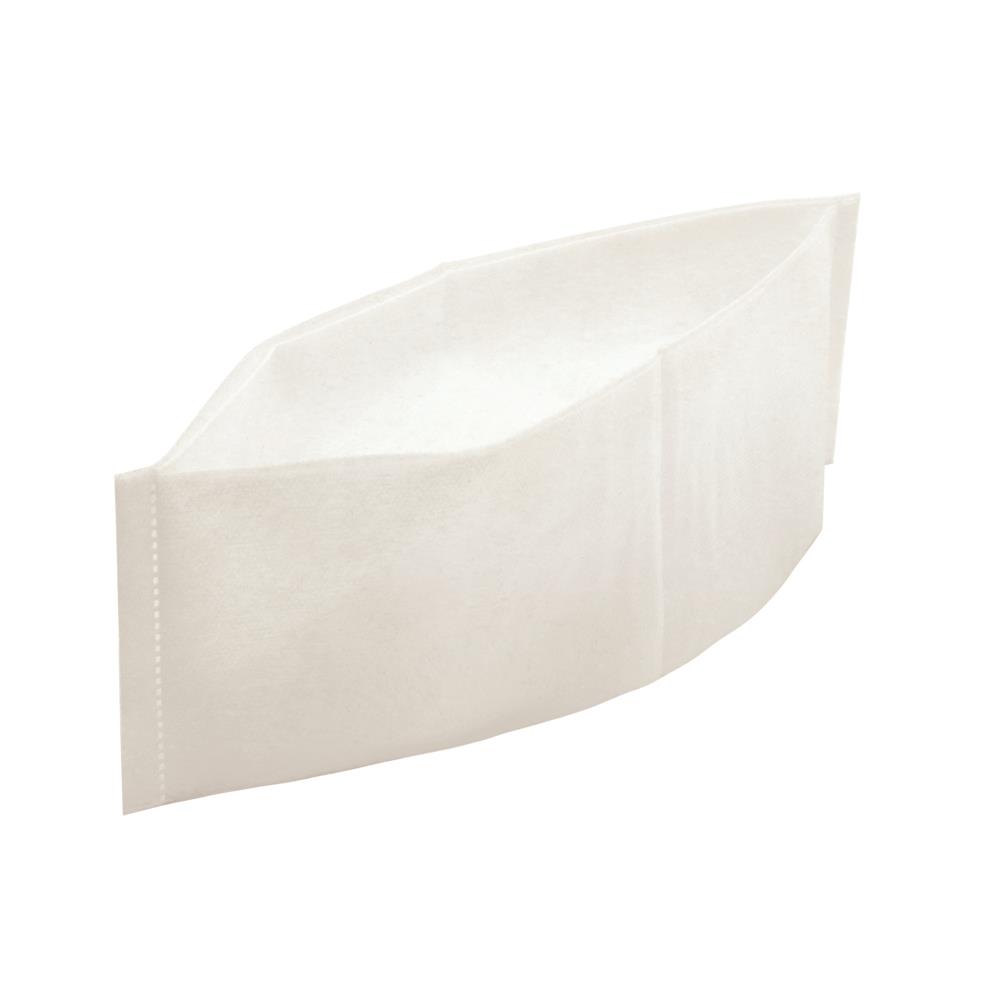 Bustina Ristorazione Monouso Chiusa in TNT Viscosa Bianca Regolabile 50 Pezzi