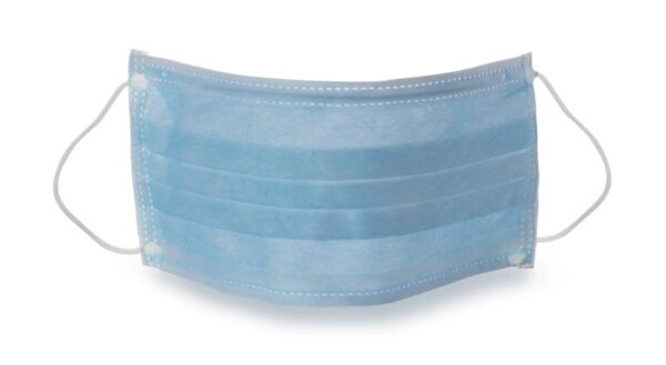 Mascherina chirurgica 3 Veli Monouso in TNT 50 Pezzi