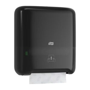 Tork Matic 551008 Dispenser Asciugamani a Rotolo Sistema H1 Manuale Nero