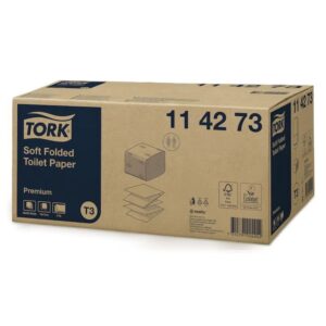 Tork 114273 Carta igienica intercalata Soft Sistema T3 7560 Fogli - 1