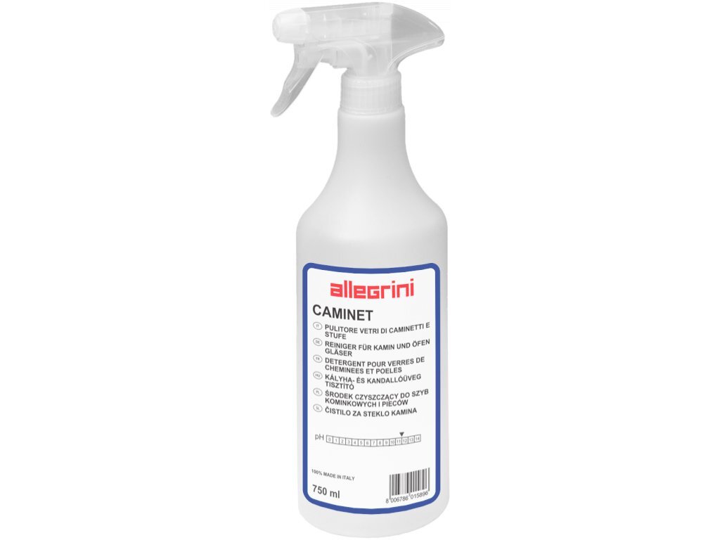 Allegrini Caminet Detergente Alcalino per la Pulizia di Caminetti e Stufe 750 Ml
