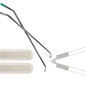 Scopa a Forbice per Superfici Ampie (Manico + 2 Frange da 100 cm) - 1