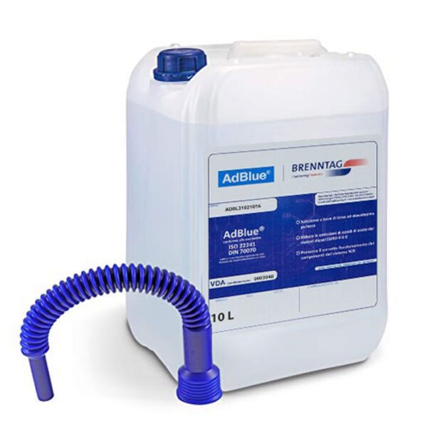 AdBlue 10 Litri Additivo SCR Diesel con Beccuccio ISO 22241