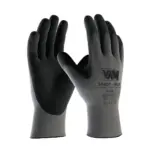 Guanti da Lavoro Nitrile Sabbiato Antiscivolo Grigio DPI II