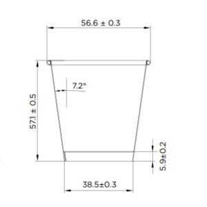 Bicchiere in Cartoncino per Caffè da Asporto 3 Oz Bianco 90 Ml 50 Pezzi - 2