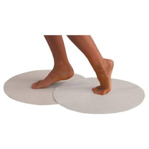 Roial Tappetino Doccia Circolare Antiscivolo Monouso TNT Solarium Spa 50pz - 2