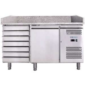 Banco Pizza Refrigerato Ventilato -2+8°C 1 Vasca 15108001000 cm