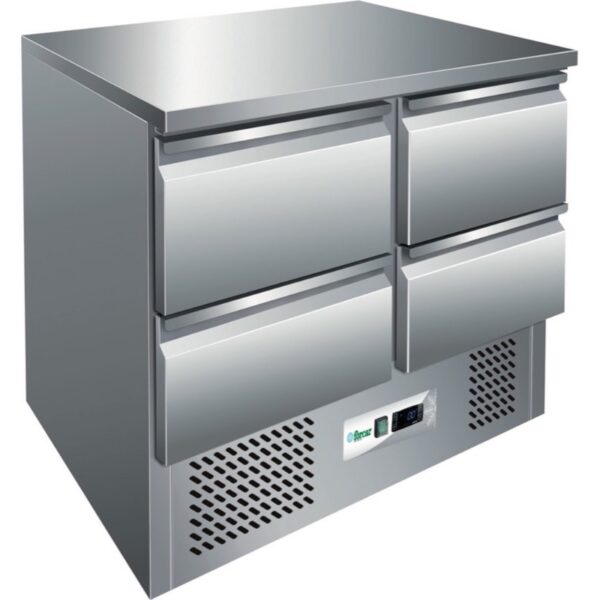 Saladette Refrigerata Statica 1 GN1/1, 900700860 mm