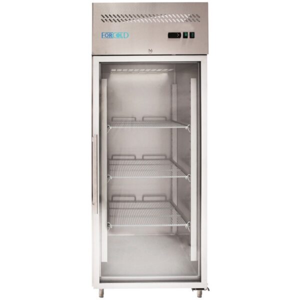 Armadio Refrigerato Ventilato con Porta Vetro -18°-22°C 7408302010 mm