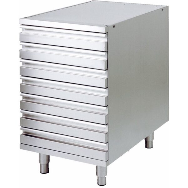 Cassettiera Inox per Banchi Pizza 520800810 mm