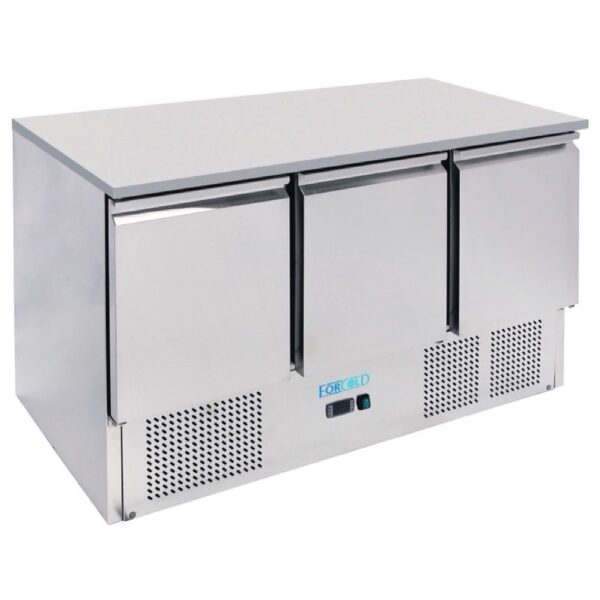 Saladette Refrigerata Statico +2+8°C 1365700880 mm