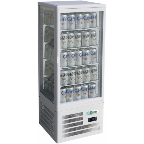 Vetrina Refrigerata Ventilata con Luce LED 4 L