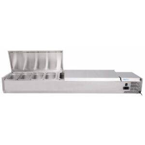 Vetrina Refrigerata Pizza Coperchio Inox 1800335 mm - 2