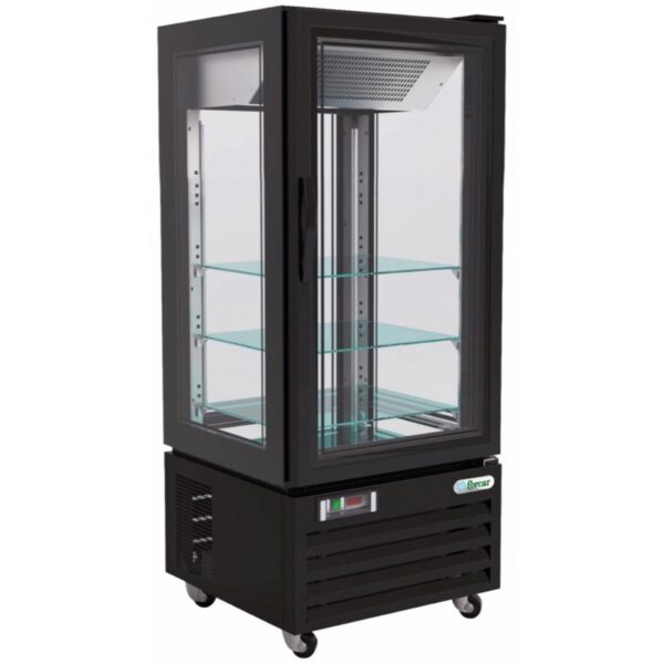 Vetrina Refrigerata Ventilata 280 L LED Apertura Destra 4 L