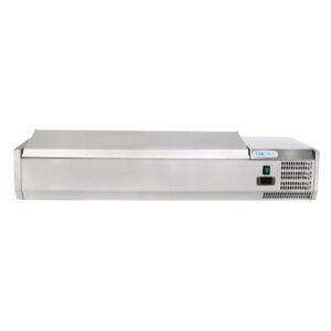 Vetrina Refrigerata Pizza Coperchio Inox +2+8°C