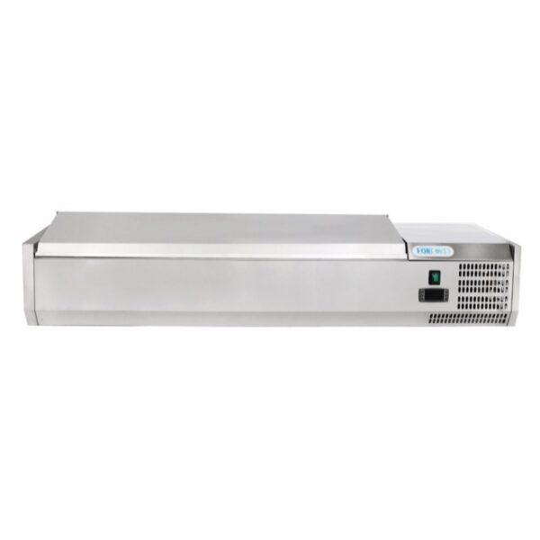Vetrina Refrigerata Pizza Coperchio Inox +2+8°C