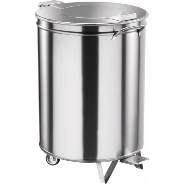 Portarifiuti con Ruote e Pedale 100L