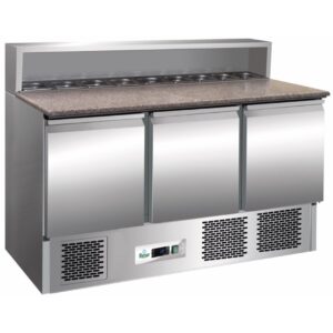 Saladette Refrigerata Statica 8 GN1/6 400 L, 13657001100 mm