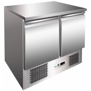 Saladette Refrigerata Statica Inox 2 GN1/1 240 L, 900700860 mm