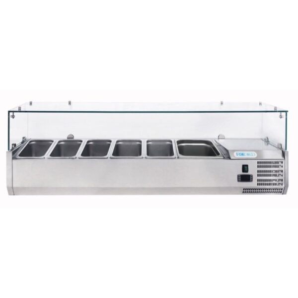 Vetrina Refrigerata Pizza +2+8°C Statica 1500395 mm