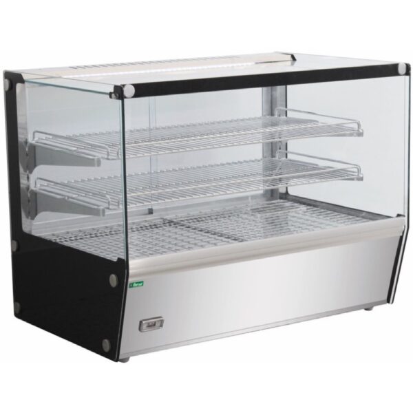 Vetrina Riscaldante con Griglia 2 Piani 800 W 695867 cm