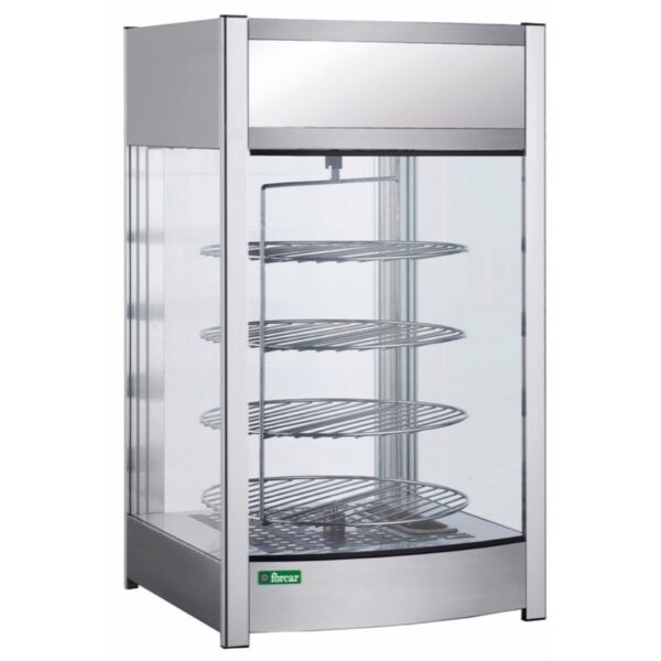 Vetrina Riscaldante 4 Piani Rotondi Ø35 cm 800 W 464579 cm