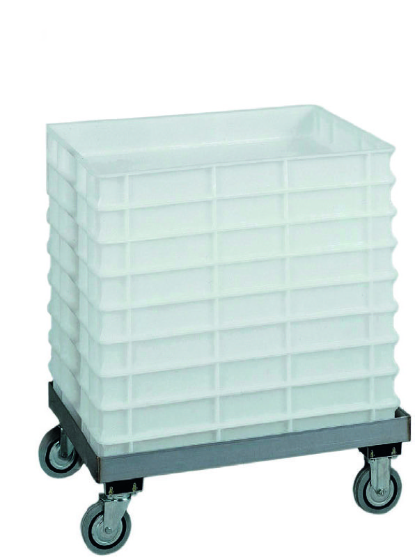 Carrello Portacassette per Impasti Pizza 60x40 cm in Acciaio Inox CB1443