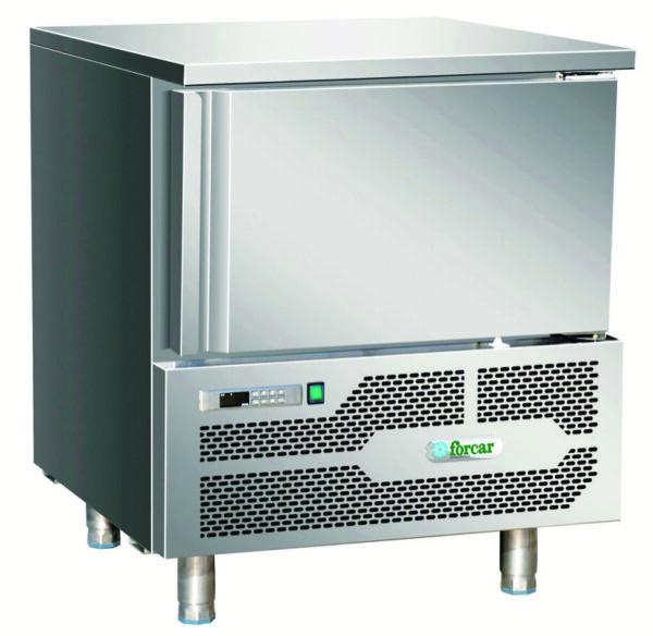 Abbattitore di Temperatura GN 1/1 3 Teglie 140 L Sbrinamento a Gas Caldo G-AB120