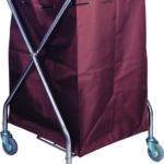 Carrello Portabiancheria Pieghevole con Sacco in Tela CA3203