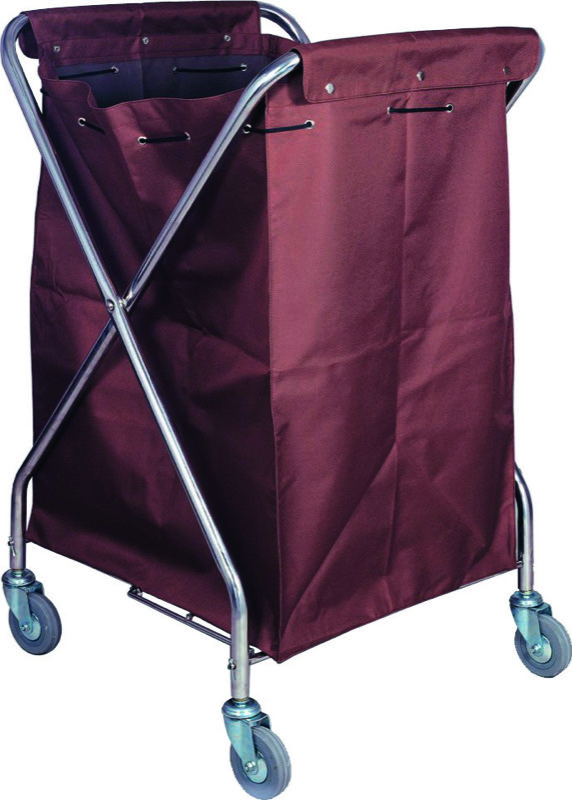 Carrello Portabiancheria Pieghevole con Sacco in Tela CA3203