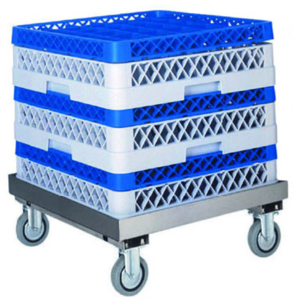 Carrello Portacestelli Vasca Inox senza Manico CP1446