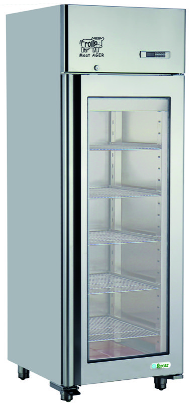 Armadio Refrigerato per Frollatura 508 L Inox con Porta in Vetro G-GDPH508C