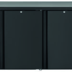 Retro Banco Bar Refrigerato Ventilato 425 L Nero G-DC310