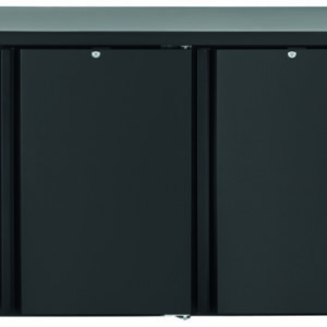 Retro Banco Bar Refrigerato Ventilato 425 L Nero G-DC310