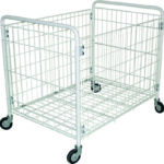 Carrello Portabiancheria Pieghevole Rinforzato Ø100 mm CA1584