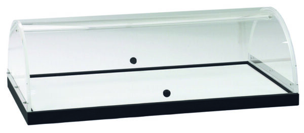 Vetrinetta in Legno con Cupola Carbon 70x50 cm A1299