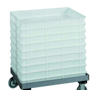 Carrello Portacassette per Impasti Pizza 60x40 cm in Acciaio Inox CB1443 - 2