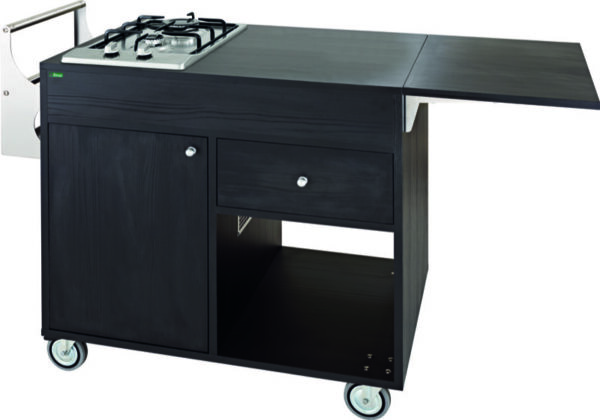 Carrello Flambé 2 Fuochi Finitura CF1201