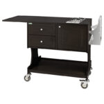 Carrello Flambé 2 Fuochi Legno Castagno CL2750