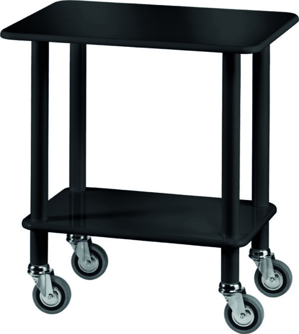 Carrello Guéridon 70x50 cm Legno Massello Finitura CL903
